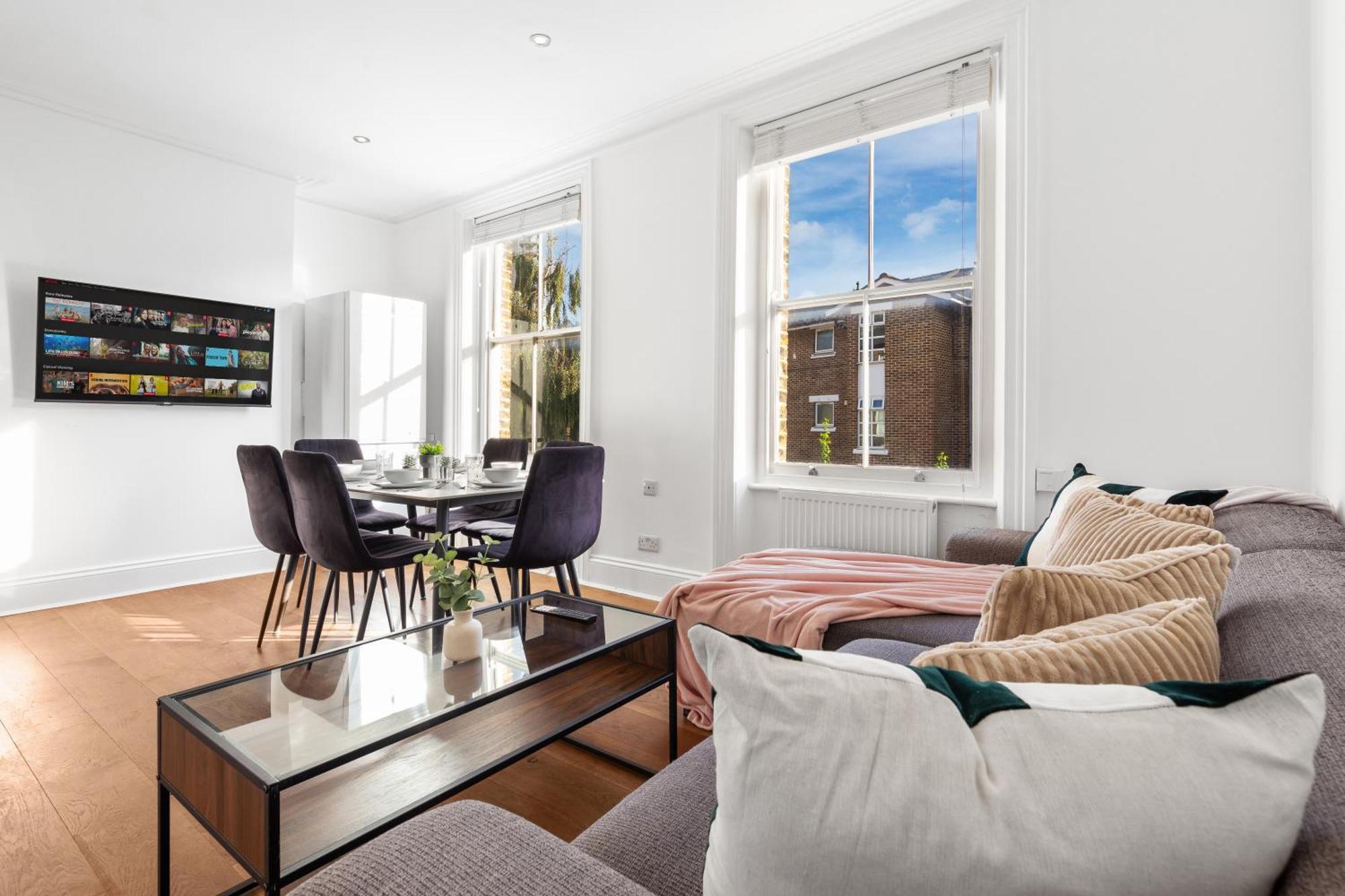 Luxury 4 Bedroom Flat With Stunning Shard View From Terrace In Central London! Next To Station, Sleeps 9 Eksteriør bilde